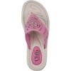 imageCLIFFS BY WHITE MOUNTAIN Womens Cienna Mini Wedge Flip Flop SandalMagenta PinkFabric