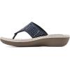 imageCLIFFS BY WHITE MOUNTAIN Womens Cienna Mini Wedge Flip Flop SandalNavyFabric