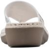 imageCLIFFS BY WHITE MOUNTAIN Womens Cienna Mini Wedge Flip Flop SandalWhiteFabric