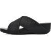 imageCLIFFS BY WHITE MOUNTAIN Womens Collet Wedge SandalBlackNubuck