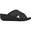 imageCLIFFS BY WHITE MOUNTAIN Womens Collet Wedge SandalBlackNubuck