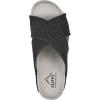 imageCLIFFS BY WHITE MOUNTAIN Womens Collet Wedge SandalBlackNubuck