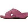 imageCLIFFS BY WHITE MOUNTAIN Womens Collet Wedge SandalFuchsiaNubuck