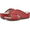 imageCLIFFS BY WHITE MOUNTAIN Womens Collet Wedge SandalRedNubuck