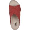 imageCLIFFS BY WHITE MOUNTAIN Womens Collet Wedge SandalRedNubuck