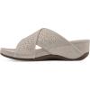 imageCLIFFS BY WHITE MOUNTAIN Womens Collet Wedge SandalSandNubuck