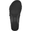 imageCLIFFS BY WHITE MOUNTAIN Womens Colletta Wedge SandalBlackBurnishedSmooth