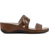 imageCLIFFS BY WHITE MOUNTAIN Womens Colletta Wedge SandalLt BrownBurnishedSmooth