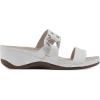 imageCLIFFS BY WHITE MOUNTAIN Womens Colletta Wedge SandalWhiteBurnishedSmooth