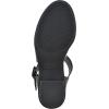 imageCLIFFS BY WHITE MOUNTAIN Womens Cordovan Strappy Low Block Heel SandalBlackBurnishedSmooth