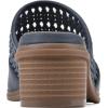 imageCLIFFS BY WHITE MOUNTAIN Womens Corley Block Heeled SandalDk BlueBurnishedSmooth