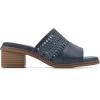 imageCLIFFS BY WHITE MOUNTAIN Womens Corley Block Heeled SandalDk BlueBurnishedSmooth