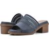 imageCLIFFS BY WHITE MOUNTAIN Womens Corley Block Heeled SandalDk BlueBurnishedSmooth
