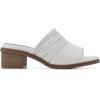 imageCLIFFS BY WHITE MOUNTAIN Womens Corley Block Heeled SandalWhiteBurnishedSmooth