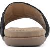 imageCLIFFS BY WHITE MOUNTAIN Womens Flawless Slide SandalBlackRaffia