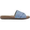 imageCLIFFS BY WHITE MOUNTAIN Womens Flawless Slide SandalBlueRaffia