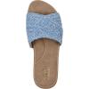 imageCLIFFS BY WHITE MOUNTAIN Womens Flawless Slide SandalBlueRaffia