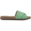 imageCLIFFS BY WHITE MOUNTAIN Womens Flawless Slide SandalGreenRaffia