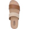 imageCLIFFS BY WHITE MOUNTAIN Womens Tahlie Slide SandalTanBurnRaffia