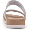 imageCLIFFS BY WHITE MOUNTAIN Womens Tahlie Slide SandalWhiteBurnRaffia