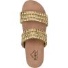 imageCLIFFS BY WHITE MOUNTAIN Womens Thankful Slide SandalGoldMetallicSmooth