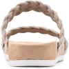 imageCLIFFS BY WHITE MOUNTAIN Womens Truly Slide SandalBeigeSmooth