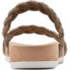 imageCLIFFS BY WHITE MOUNTAIN Womens Truly Slide SandalCopperMetSuededSmooth