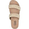 imageCLIFFS BY WHITE MOUNTAIN Womens Truly Slide SandalGoldMetallicSmooth