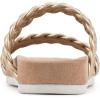 imageCLIFFS BY WHITE MOUNTAIN Womens Truly Slide SandalGoldMetallicSmooth