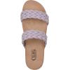 imageCLIFFS BY WHITE MOUNTAIN Womens Truly Slide SandalLavenderSmooth
