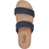 imageCLIFFS BY WHITE MOUNTAIN Womens Truly Slide SandalNavySmooth