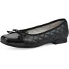 imageCLIFFS BY WHITE MOUNTAIN Womens Besima Cushioned Quilted Ballet FlatBlackMultiSmooth