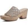 Lt Taupe/Woven/Pu