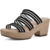 imageCLIFFS BY WHITE MOUNTAIN Womens Bianna Heeled SandalBlackMesh