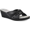 imageCLIFFS BY WHITE MOUNTAIN Womens Candie Wedge SandalBlackSmooth
