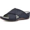 imageCLIFFS BY WHITE MOUNTAIN Womens Collet Wedge SandalNavyNubuck