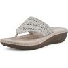 imageCLIFFS BY WHITE MOUNTAIN Womens Comate FlipFlopWhiteNubuck