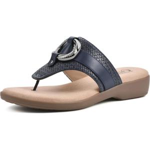 imageCLIFFS BY WHITE MOUNTAIN Womens Benedict Mini Wedge SandalNavyWoven
