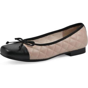 imageCLIFFS BY WHITE MOUNTAIN Womens Besima Cushioned Quilted Ballet FlatTaupeMultiSmooth