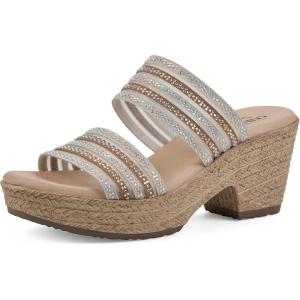 imageCLIFFS BY WHITE MOUNTAIN Womens Bia Heeled SandalNaturalTanMesh