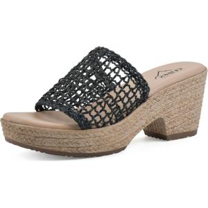 imageCLIFFS BY WHITE MOUNTAIN Womens Biankka Platform Woven Slide SandalBlackWoven