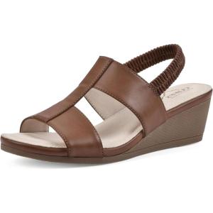 imageCLIFFS BY WHITE MOUNTAIN Womens Candea Wedge SandalTanBurnishedSmooth