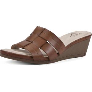 imageCLIFFS BY WHITE MOUNTAIN Womens Candyce Wedge SandalTanBurnishedSmooth
