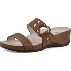 imageCLIFFS BY WHITE MOUNTAIN Womens Colletta Wedge SandalLt BrownBurnishedSmooth