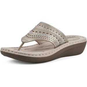 imageCLIFFS BY WHITE MOUNTAIN Womens Comate FlipFlopGoldMetallic