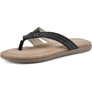 imageCLIFFS BY WHITE MOUNTAIN Womens Fateful FlipFlopBlackNubuck