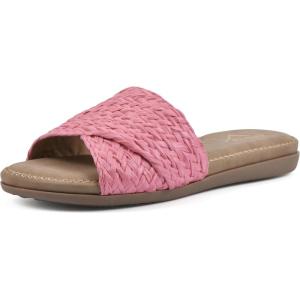 imageCLIFFS BY WHITE MOUNTAIN Womens Flawless Slide SandalFuchsiaRaffia