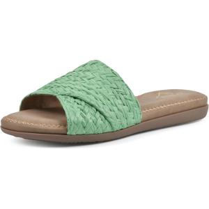 imageCLIFFS BY WHITE MOUNTAIN Womens Flawless Slide SandalGreenRaffia