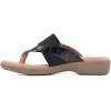 imageCLIFFS BY WHITE MOUNTAIN Bumble Womens Thong SandalBlackCrocoSmooth