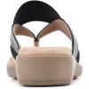 imageCLIFFS BY WHITE MOUNTAIN Bumble Womens Thong SandalBlackCrocoSmooth